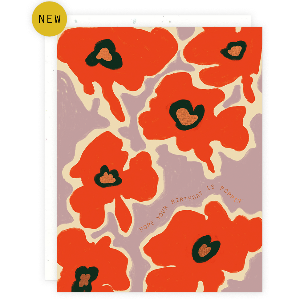 Card - Poppy