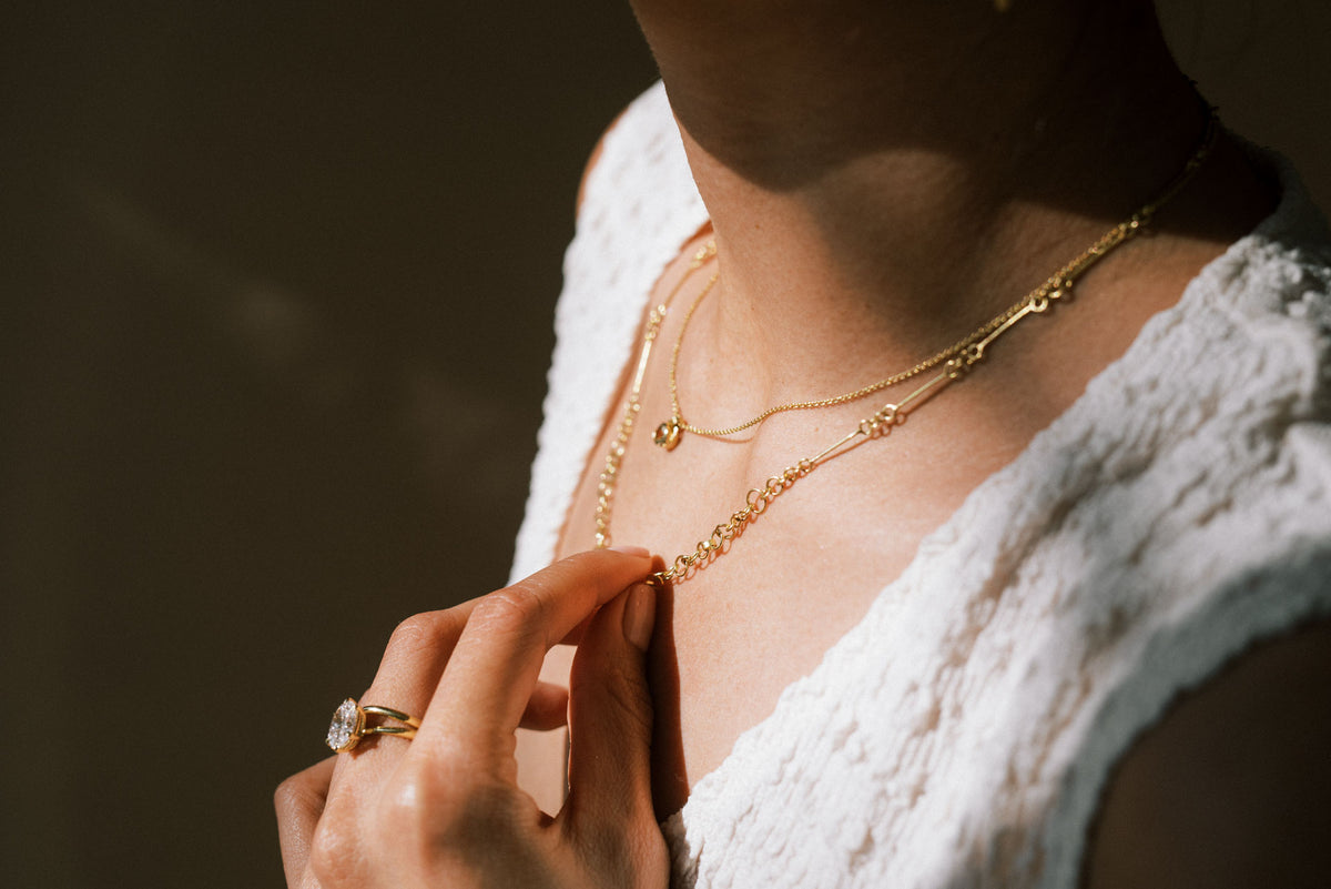 Circle & Line Chain Sophie Hughes