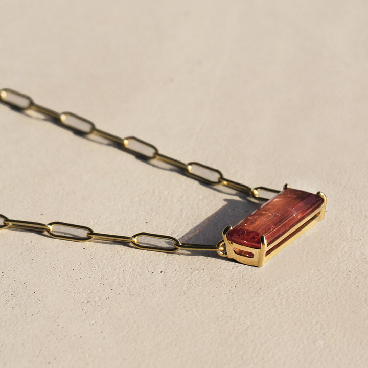 Pink Tourmaline Necklace (OOAK)