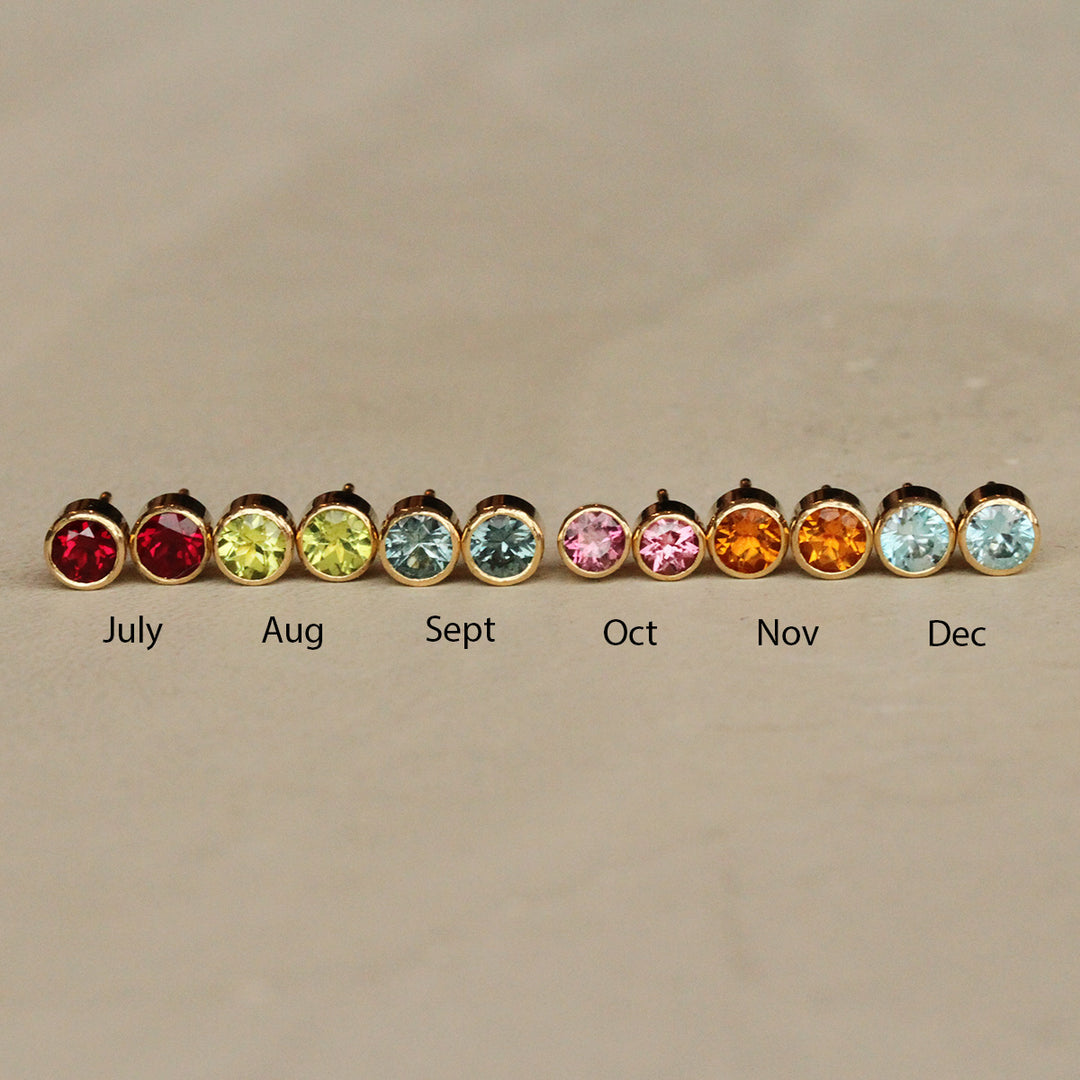 Gemstone Studs