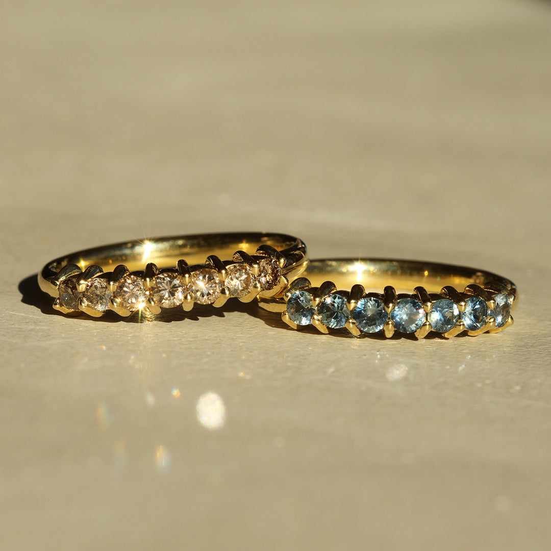 Montana Sapphire Caterpillar Ring