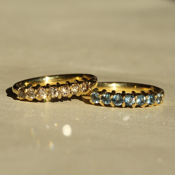 Montana Sapphire Caterpillar Ring