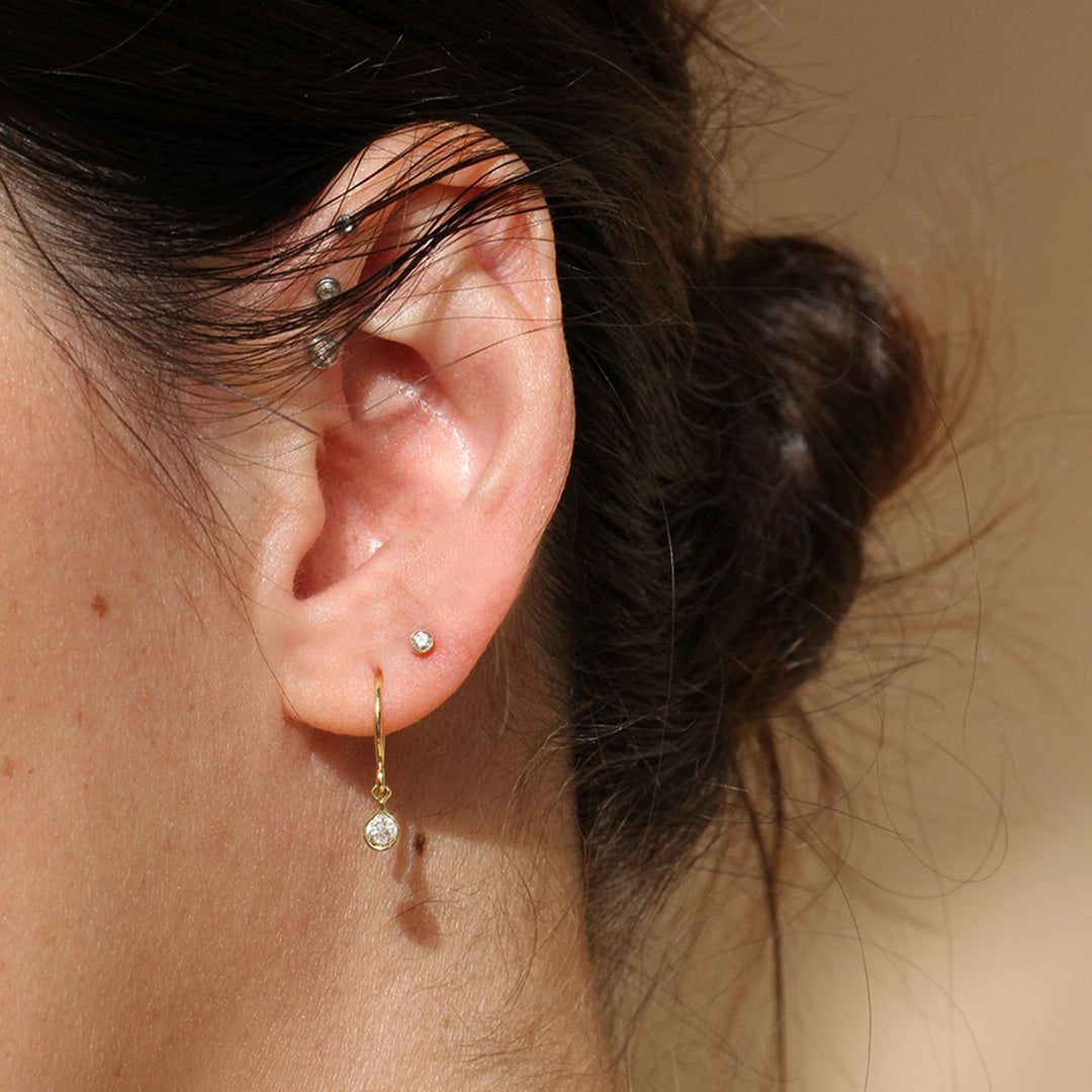 Demure Diamond Dangles