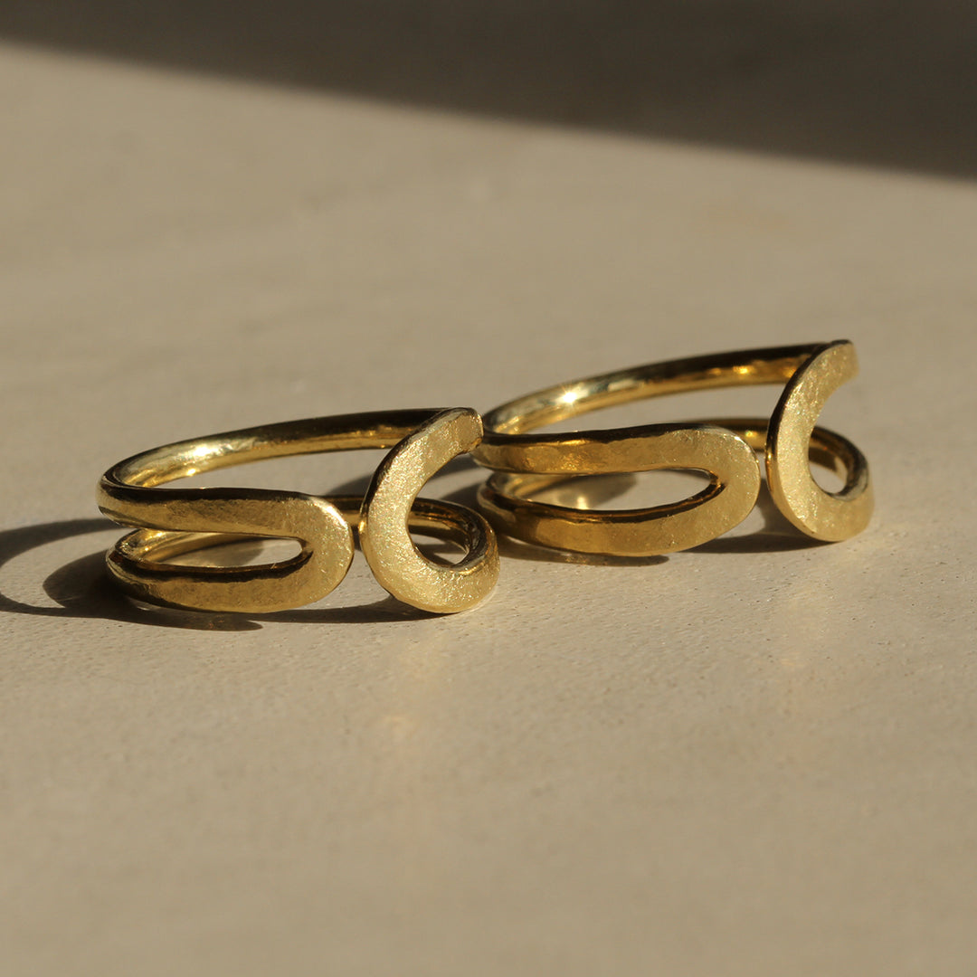 Forged Double Loop Ring