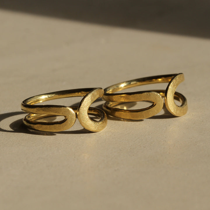 Forged Double Loop Ring