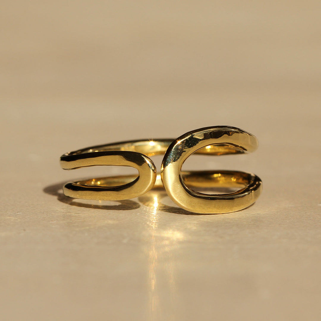 Forged Double Loop Ring