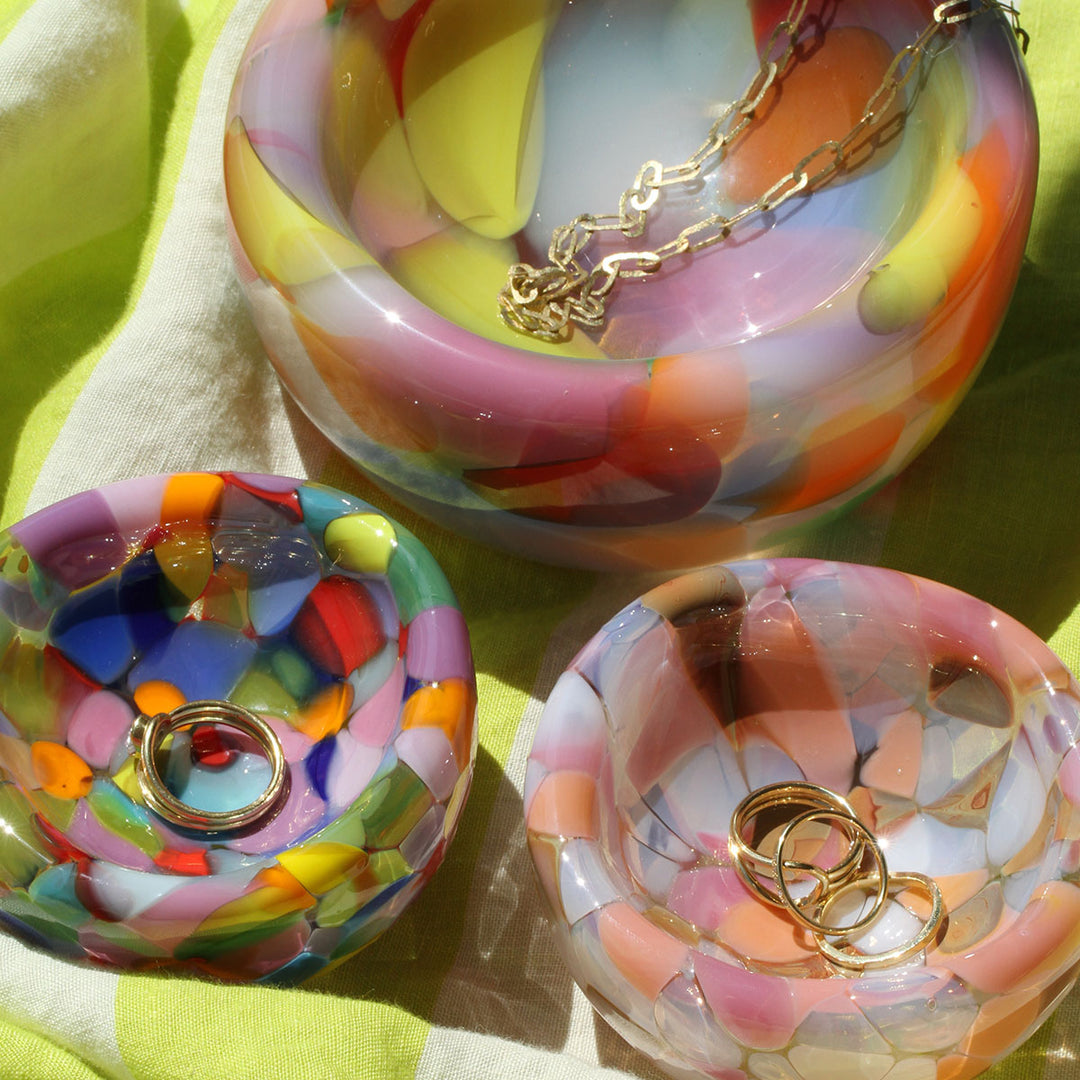 Rainbow Jewelry Dish