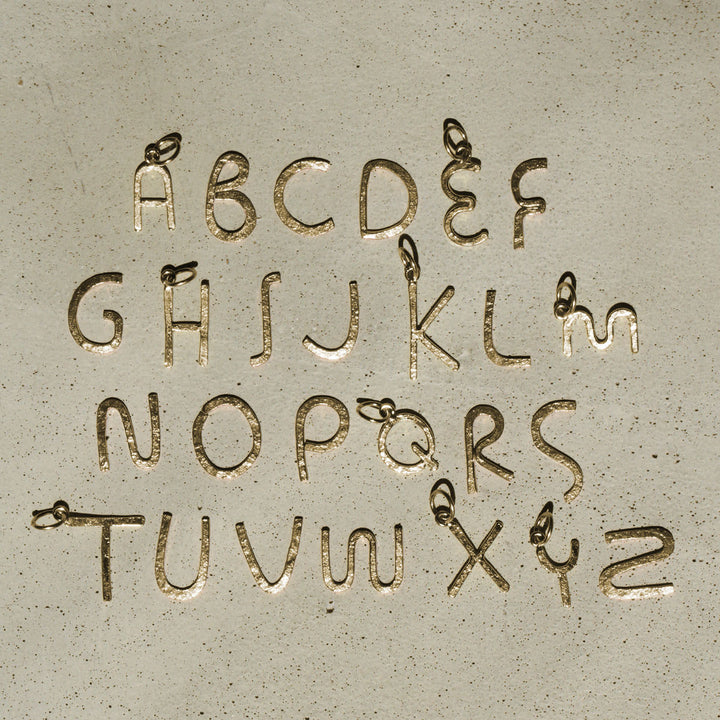 Maquette Letter Charm