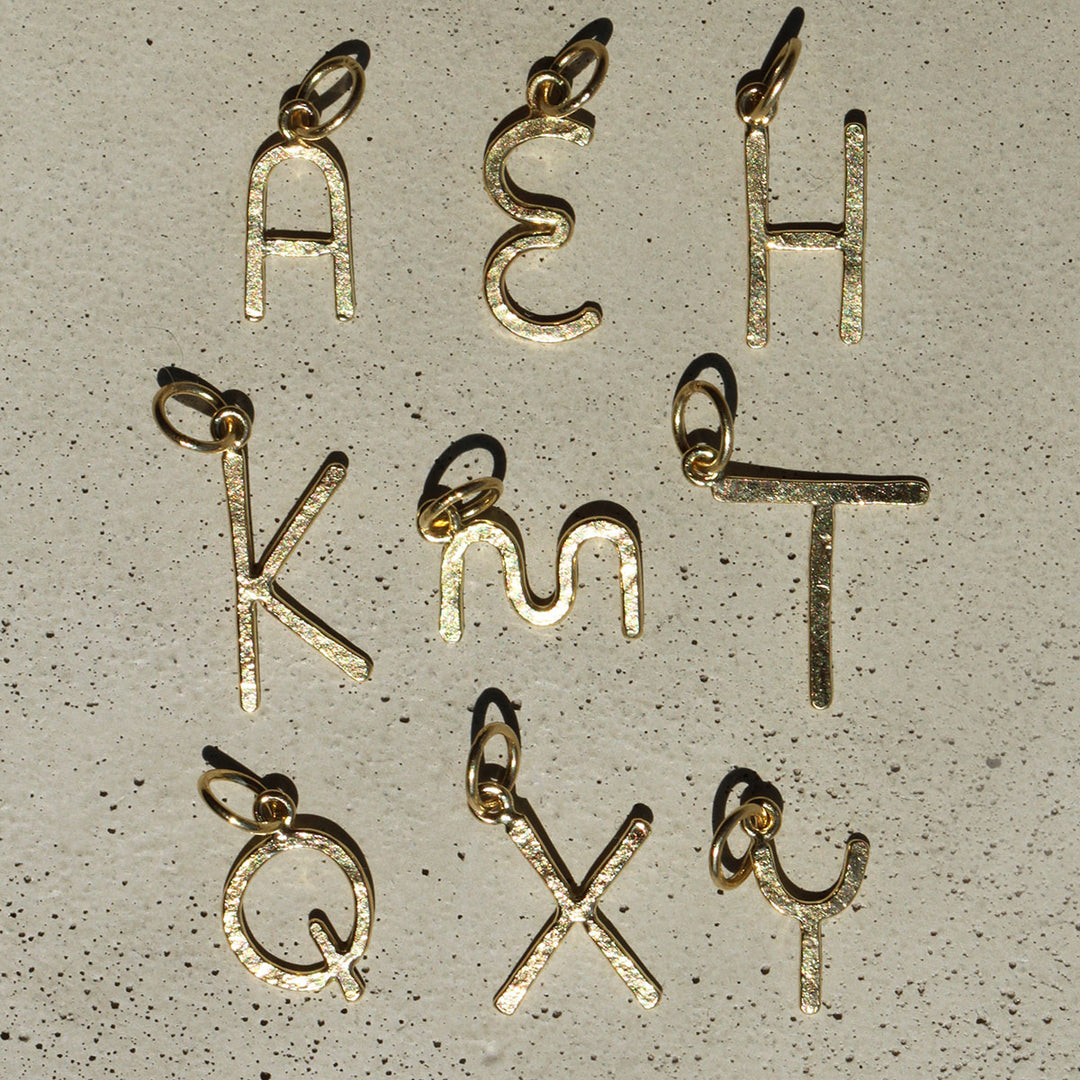 Maquette Letter Charm