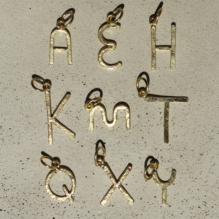 Maquette Letter Charm