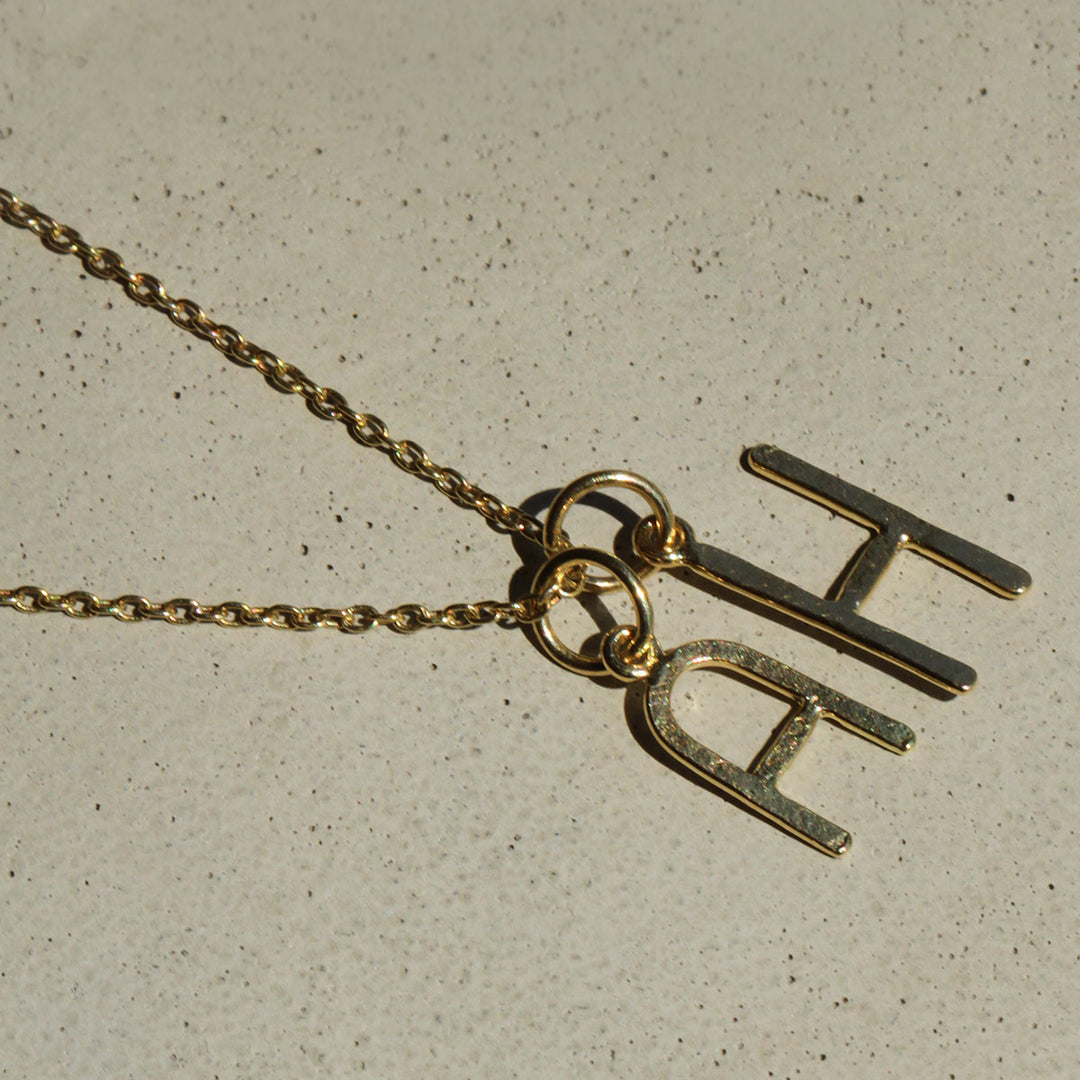 Maquette Letter Charm