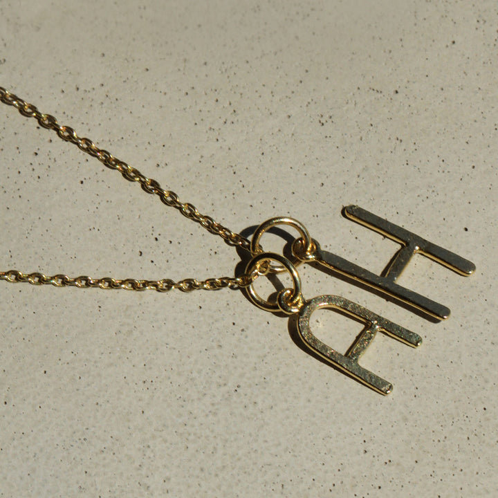 Maquette Letter Charm