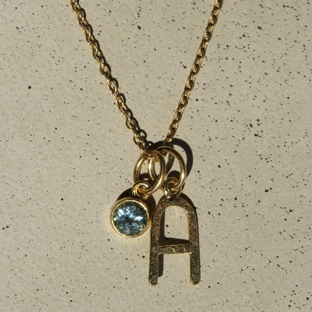 Maquette Letter Charm
