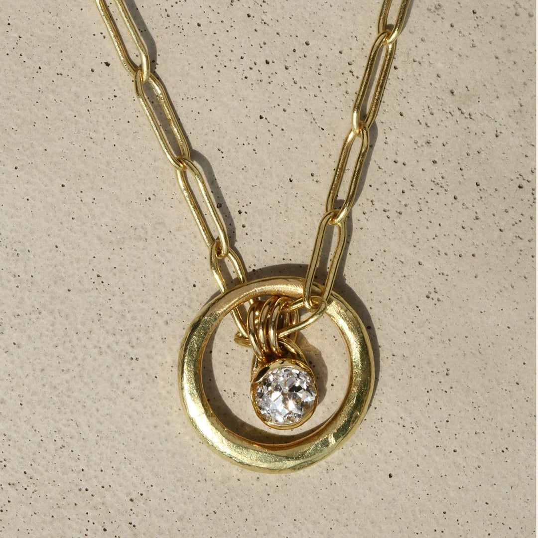 Poppy Bezel - Diamond Charm