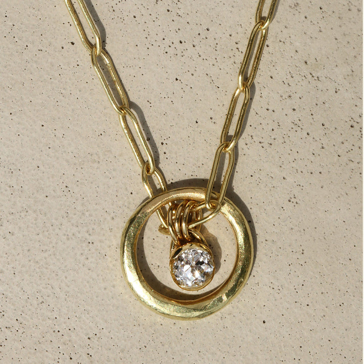 Poppy Bezel - Diamond Charm