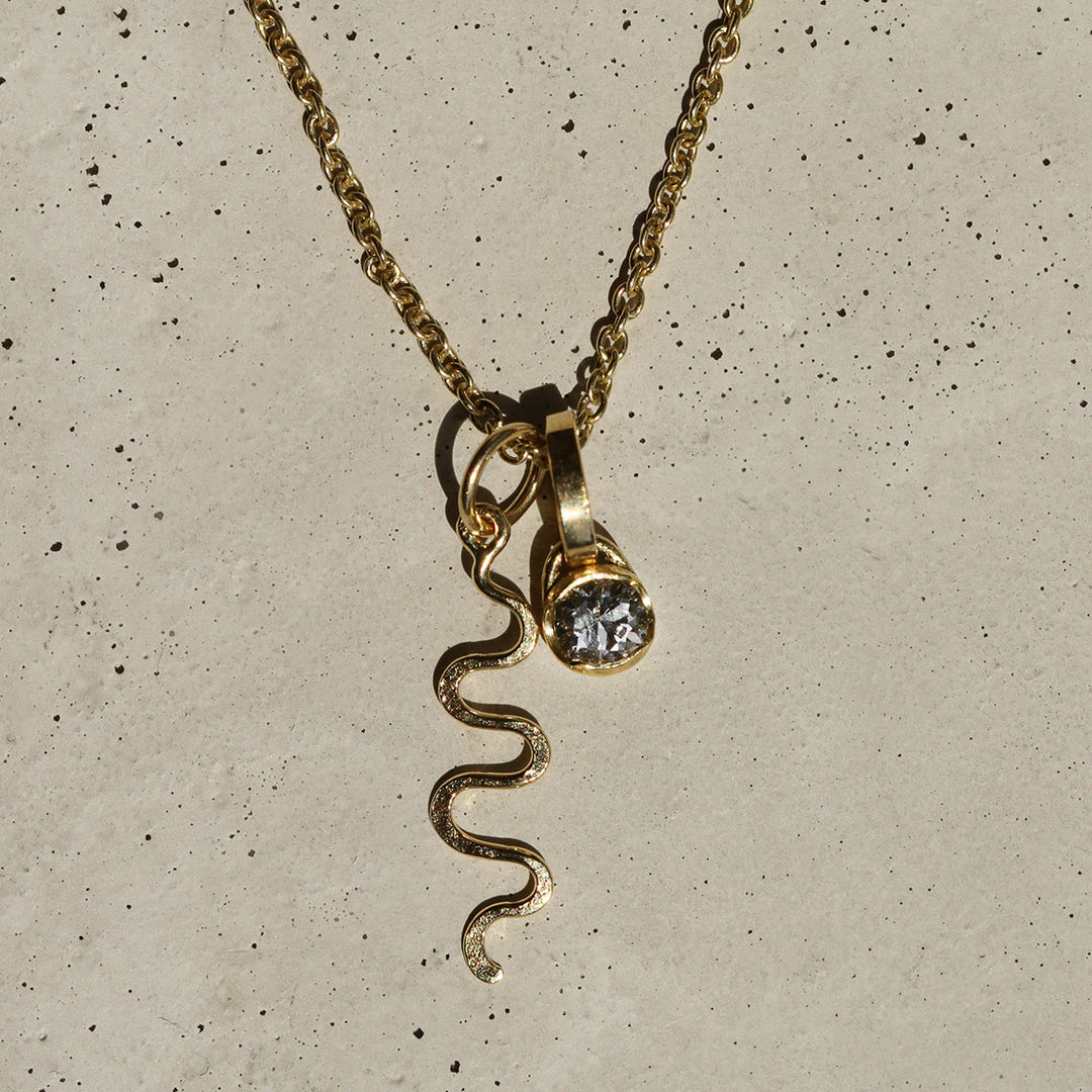 Poppy Bezel - Old Euro Diamond Charm