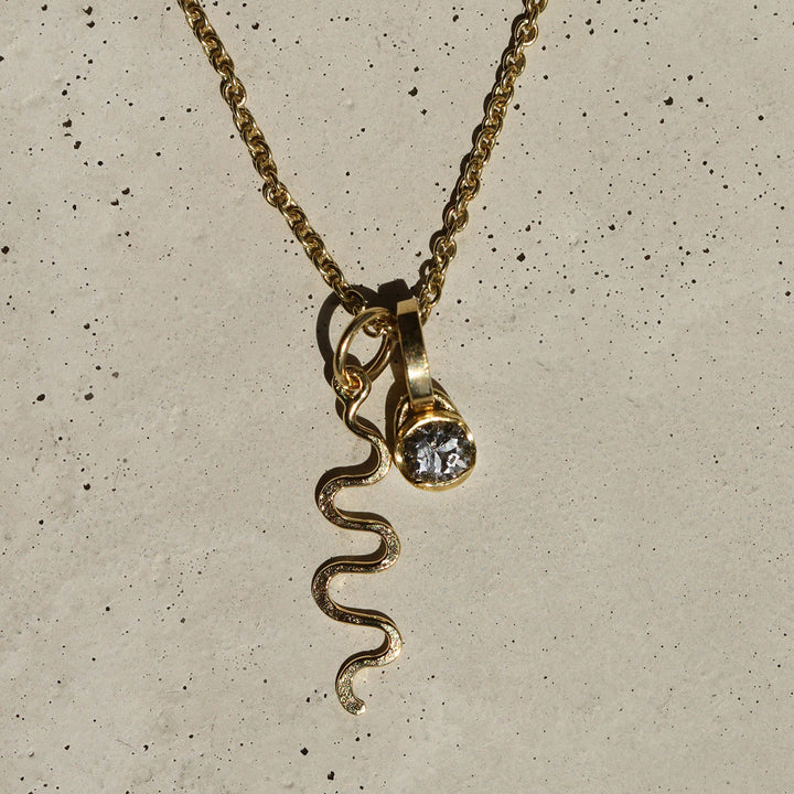 Poppy Bezel - Old Euro Diamond Charm