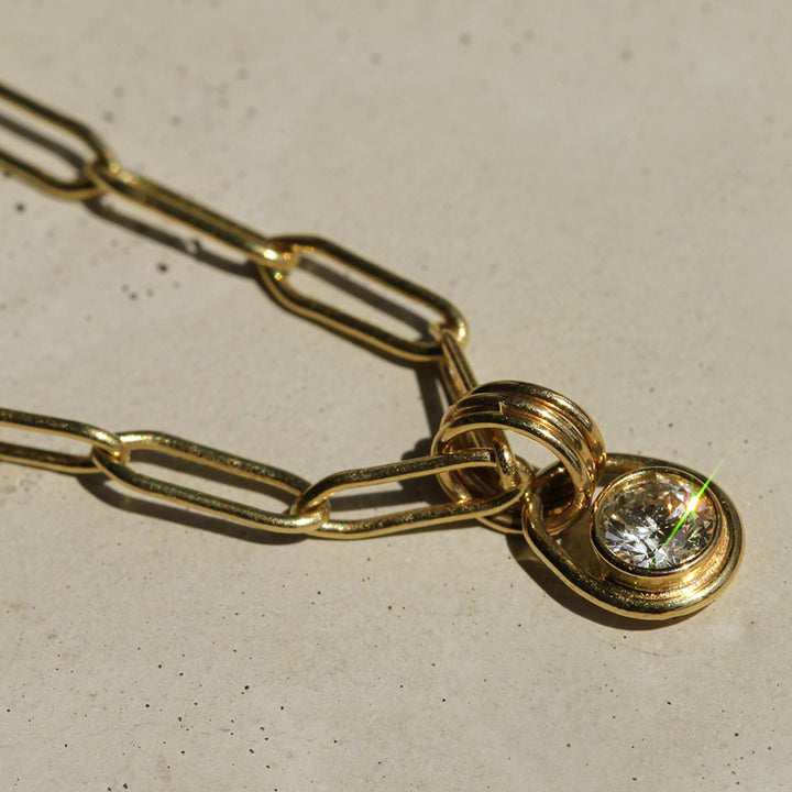 Orbit Diamond Charm