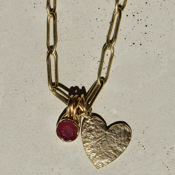 Poppy Bezel - Wyoming Ruby Charm
