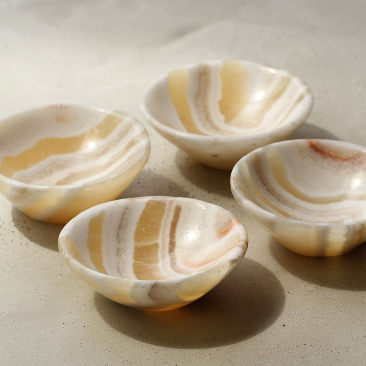 White Onyx Ring Dish
