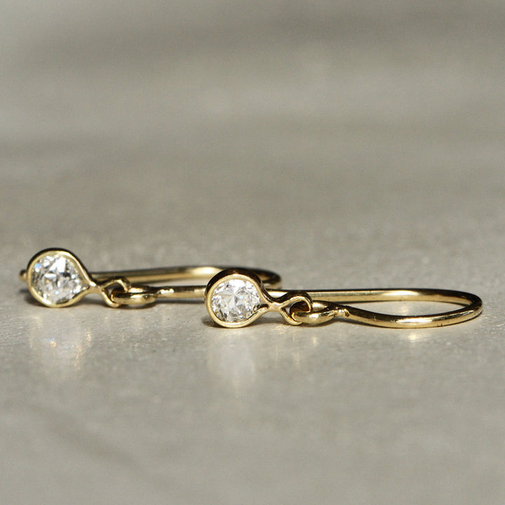 Demure Diamond Dangles