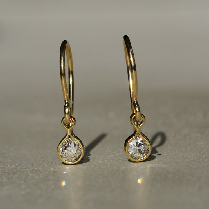 Demure Diamond Dangles