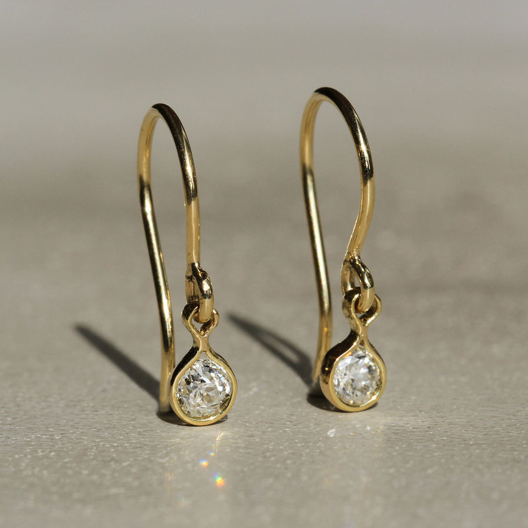 Demure Diamond Dangles