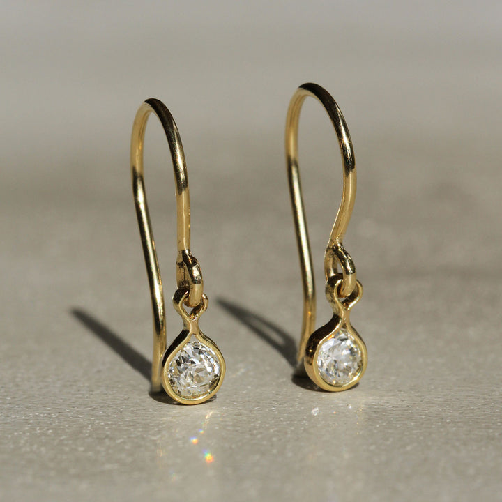 Demure Diamond Dangles