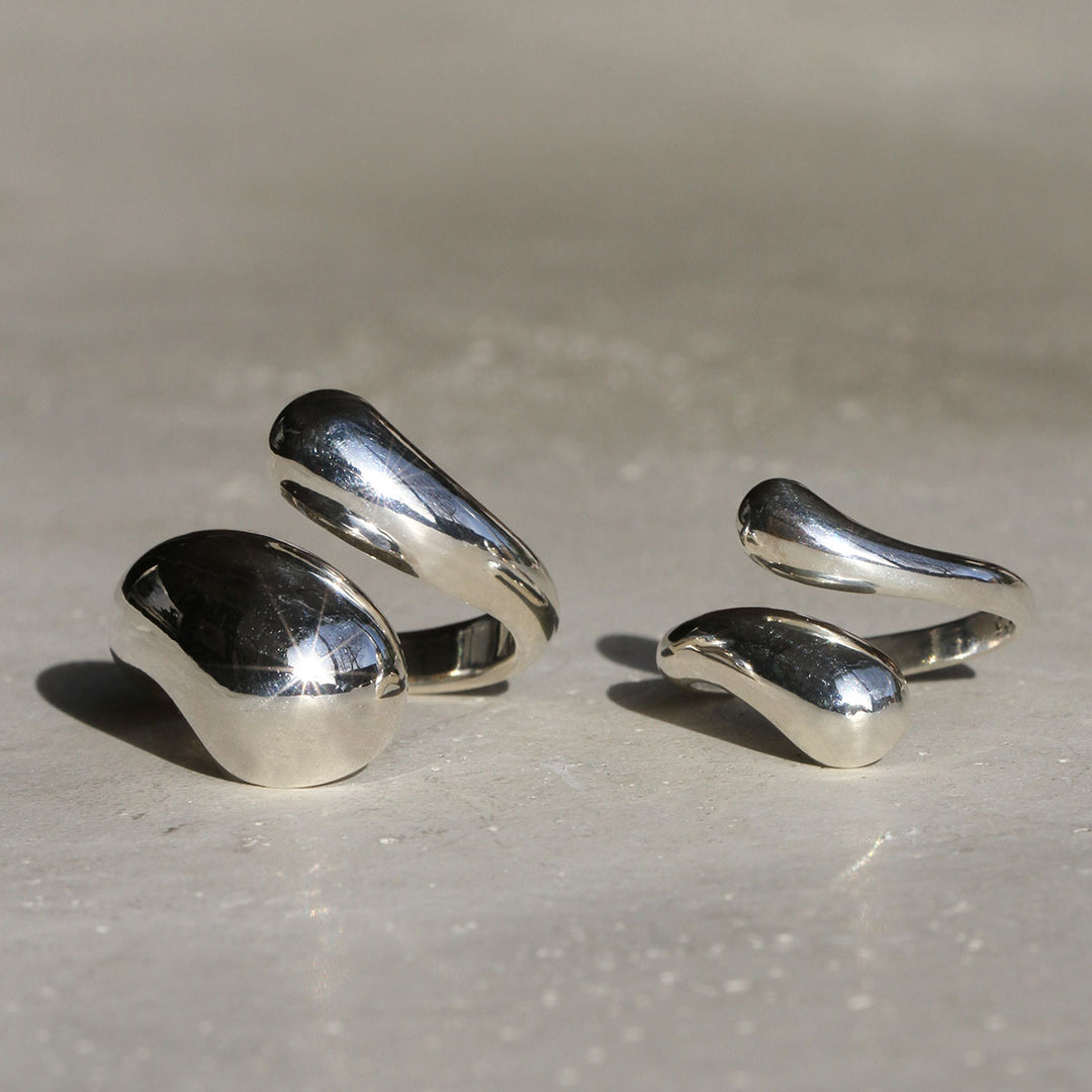 Double Bubble Ring - Sterling Silver
