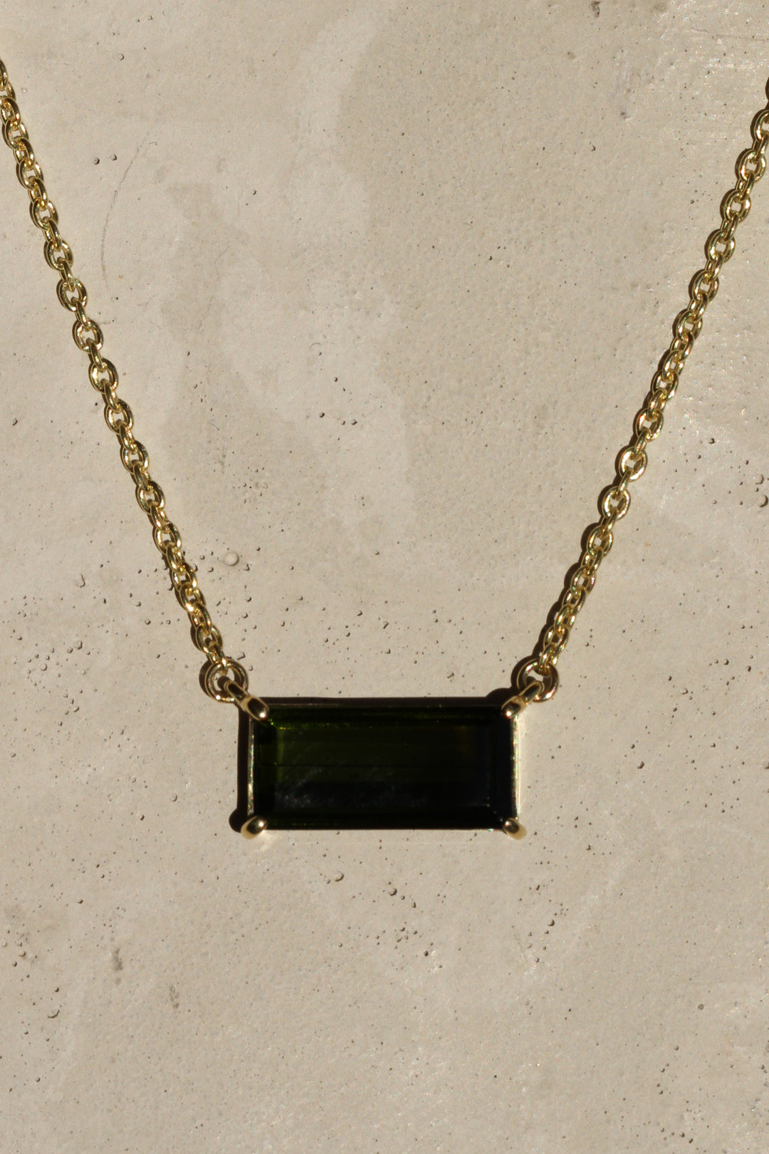 Tourmaline East-West Necklace