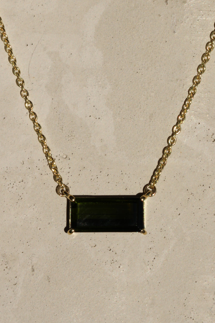 Tourmaline East-West Necklace