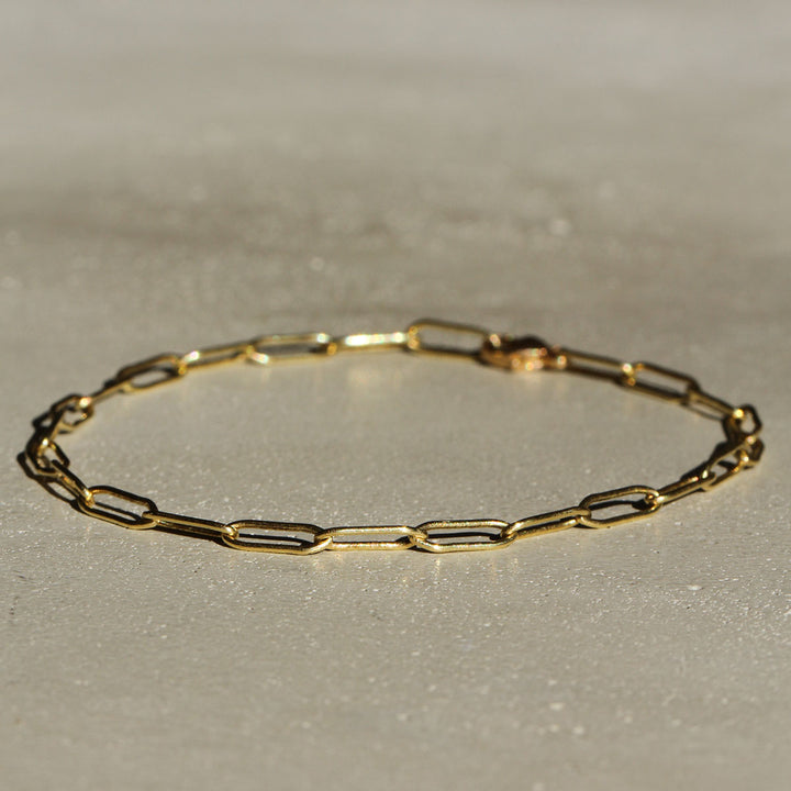 Oblong Chain Bracelet