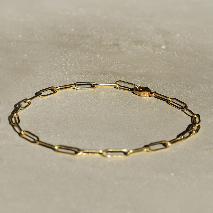 Oblong Chain Bracelet