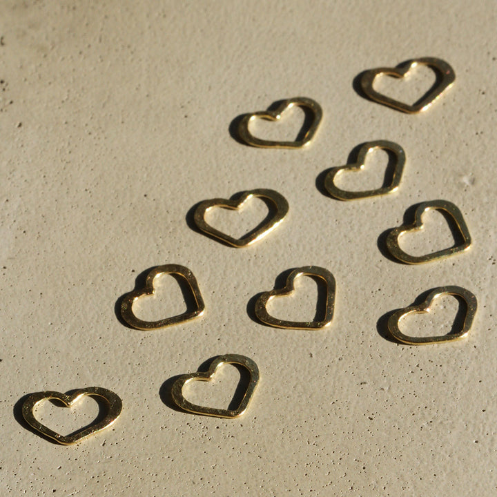 Forged Heart Charm