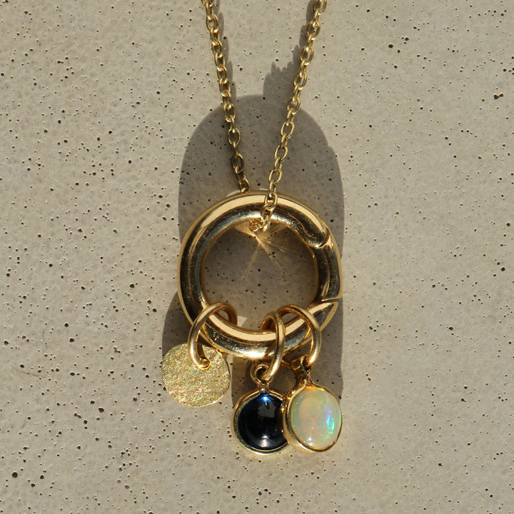 Hinged Circle Charm Bail