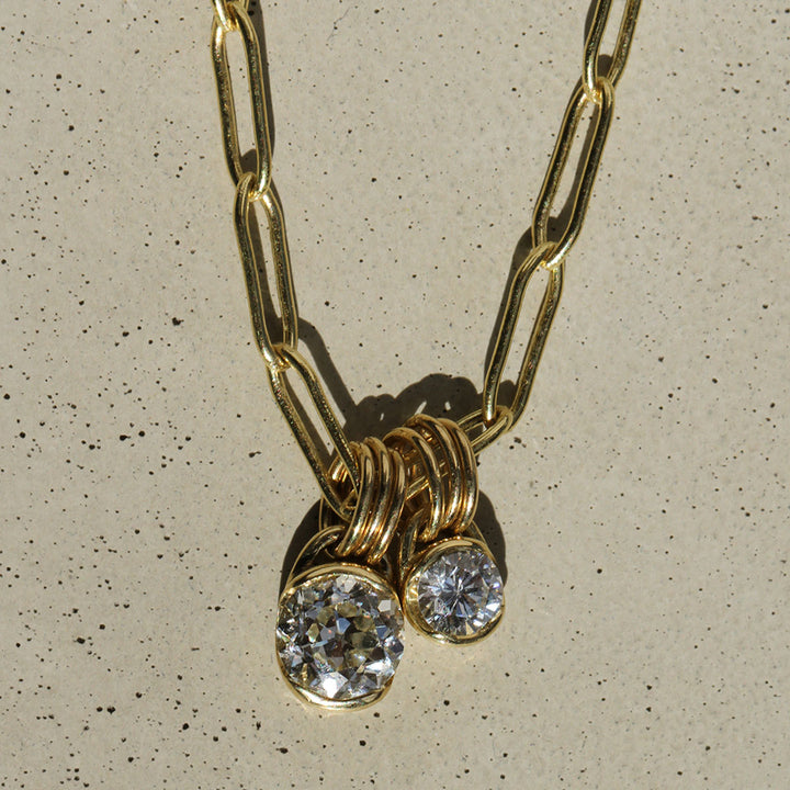 Poppy Bezel - Diamond Charm