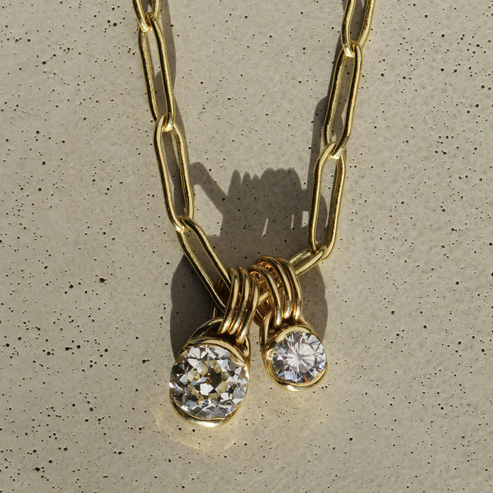 Poppy Bezel - Diamond Charm