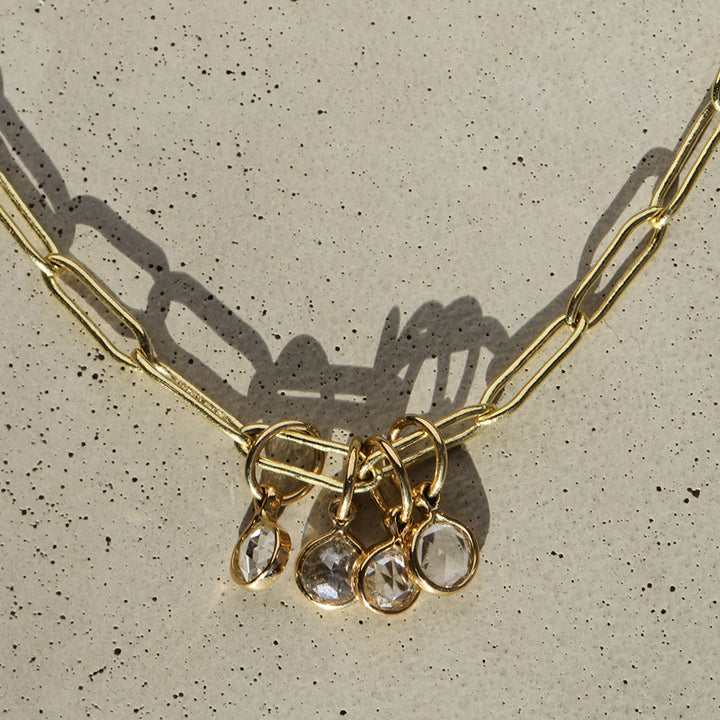 Rose Cut Diamond Charm