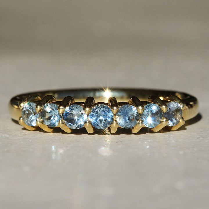Montana Sapphire Caterpillar Ring