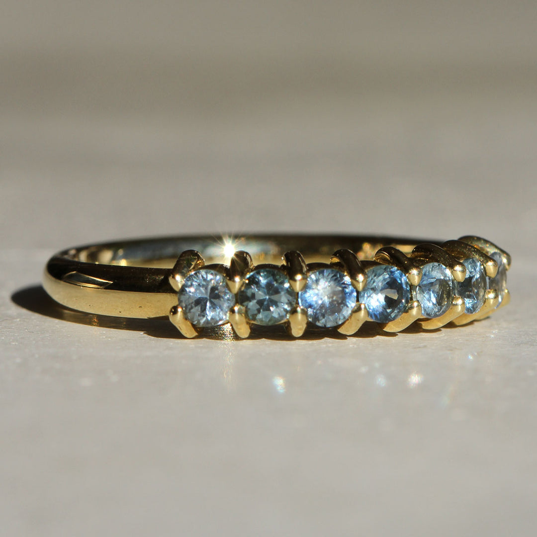 Montana Sapphire Caterpillar Ring