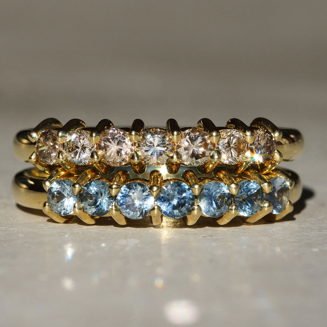 Montana Sapphire Caterpillar Ring