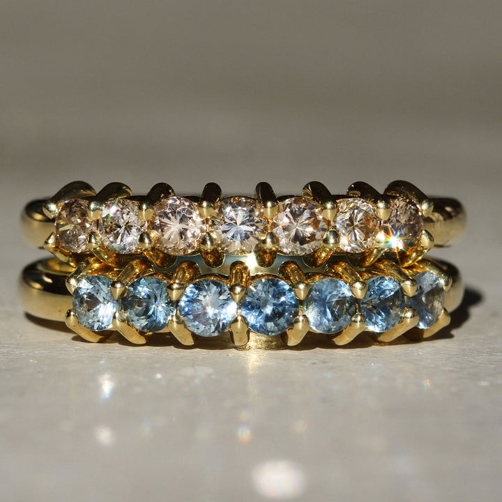 Montana Sapphire Caterpillar Ring