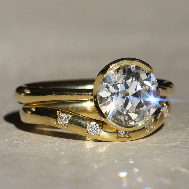 Poppy Bezel - Old Euro Solitaire (2ct)