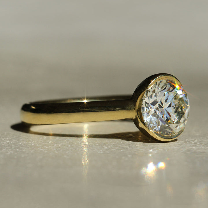 Poppy Bezel - Lofted Solitaire