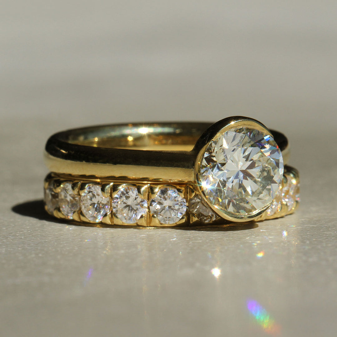 Poppy Bezel - Lofted Solitaire