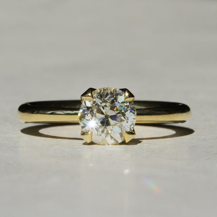 Lily Prong - Old Euro Solitaire (1.25ct)
