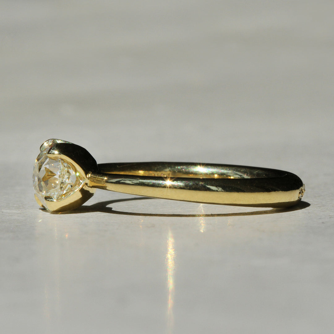 Lily Prong - Old Euro Solitaire (1.25ct)