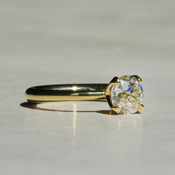 Lily Prong - Old Euro Solitaire (1.25ct)