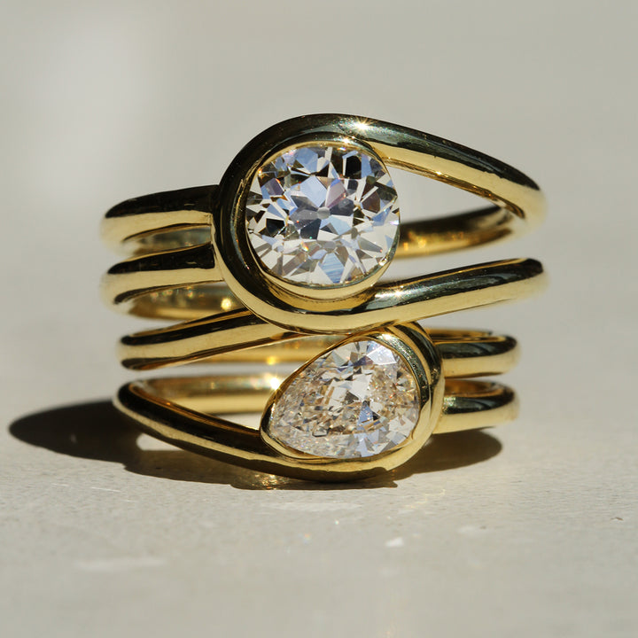 Loop Ring - Pear (.74ct)