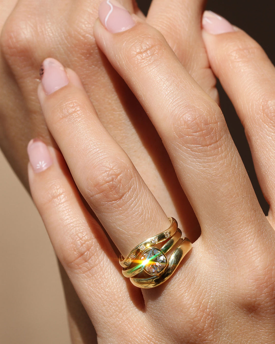 Tulip Bezel - Old Mine Solitaire